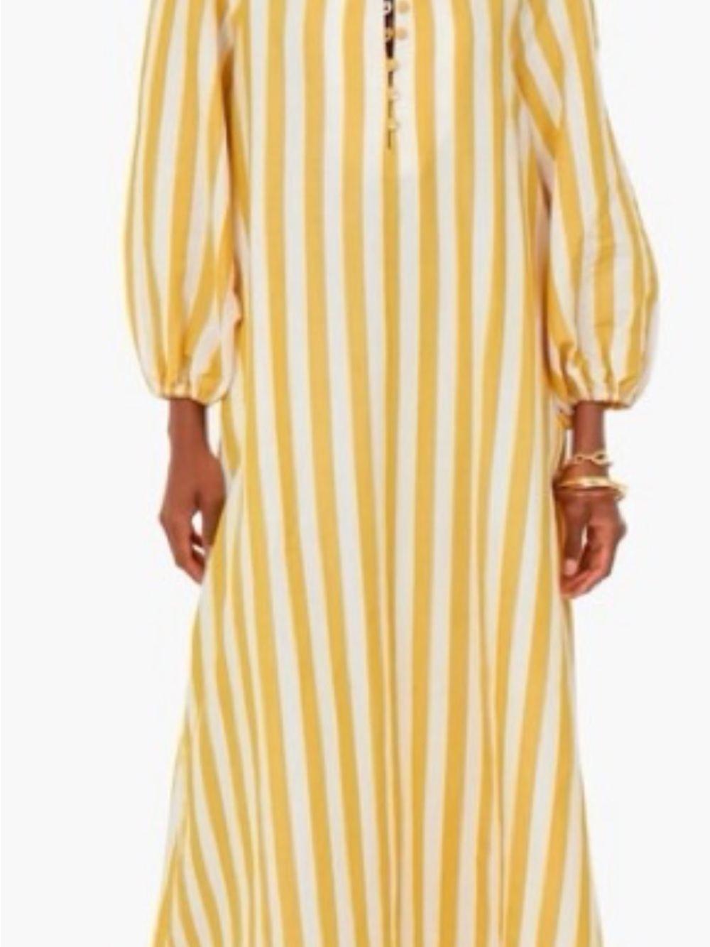 Tuckernuck Marigold Stripe Maryse Caftan Size Large